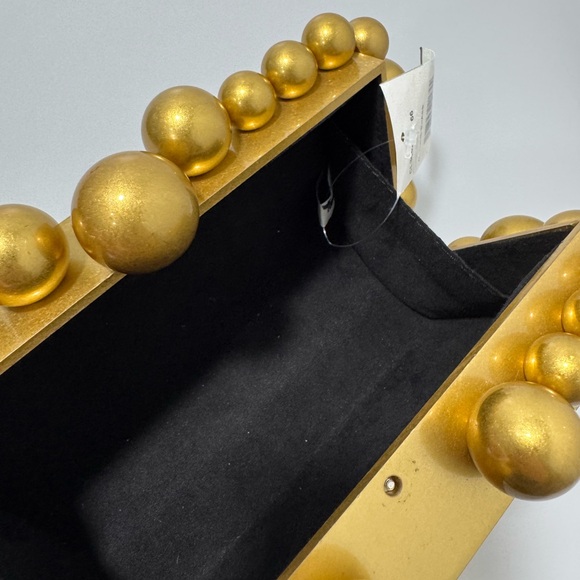 Cult Gaia Eos Box Clutch Beaded Gold - Picture 7 of 7